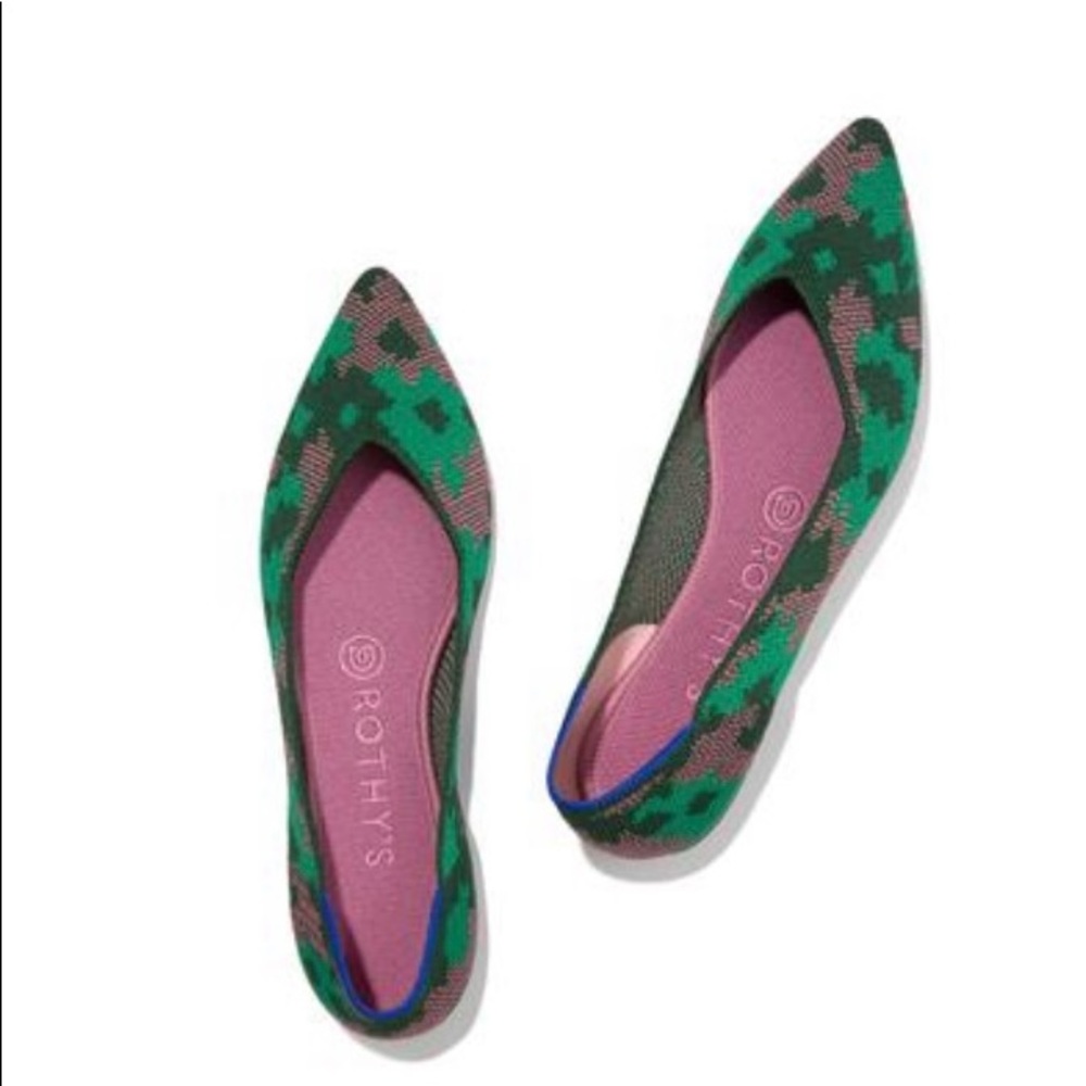 Retired Rothy’s Green Botanicamo size 9.5